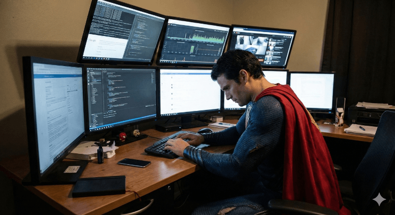 I Suddenly Was Superman, But My Superpower Was Coding
